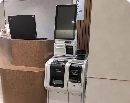 実際に院内に置かれたSMASEL CR1000