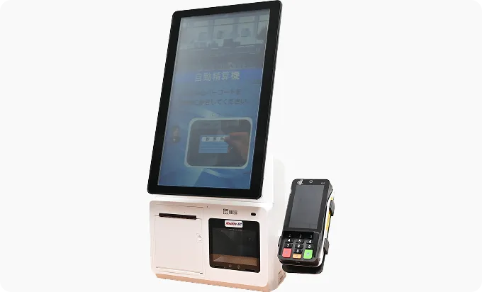 キャッシュレス決済機の製品画像